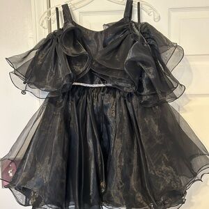 Elegant Black Kids Dress